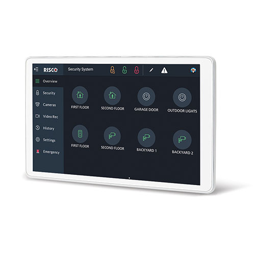 Tastiera RisControl con prossimità, compatibile con LightSYS (e con le </br>precedenti ProSYS Plus e LightSYS2, versioni 6.7 o superiori)</br>Accesso semplificato alle funzionalità della tastiera Interfaccia utente </br>personalizzabile</br>Supporta la Video Verifica abilitata dal Cloud (Live/Registrato)</br>Connettore rimuovibile per un cablaggio semplice</br>Certificata Grado 3</br>Aggiornamenti Software automatizzati via Wi-Fi</br>Dimensioni (LxAxP): 208 x 129 x 24mm</br>