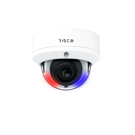 VUpoint 5MP PoE Dome AI Camera Telecamera IP Dome AI, IP66, 5MP, sensore </br>immagine CMOS 1/2.7", H264, H265, H265, 2.8mm F1.0, PoE, WDR, colori brillanti,</br> illuminatore IR da 25m, illuminatore luce bianca 25m, strobo rosso e blu, </br>supporto scheda Micro SD max 256GB, microfono ed altoparlante. Funzioni AI: </br>pedoni e veicoli, attraverso linea, oggetto abbandonato, mappa di calore, </br>gestione presenza, accesso/uscita zona, riconoscimento targhe, riconoscimento </br>volto, analisi audio. Compatibile con accessorio RVIM6DZJD0RA.</br>