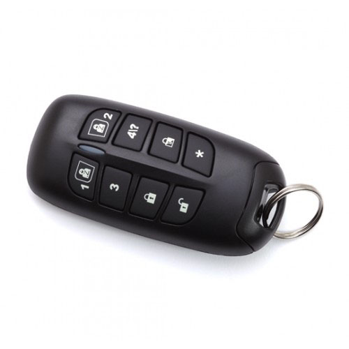 Telecomando bidirezionale 8 tasti Rolling Code</br>- Codice PIN per maggiore sicurezza</br>- Display per visualizzazione di stato del sistema tramite LED</br>- Frequenza 868.65 MHz</br>- Include batterie al litio a lunga durata</br>- Codice Prodotto: RW132KF2</br>- Dimensione (LxAxP): 40 x 77 x 22 mm</br>