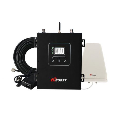 Ripetitore a 3 bande: 90018002100Mhz GSMDCS3G. Antenna logaritmica esterna </br> 15m di cavo. Nessuna antenna interna</br>