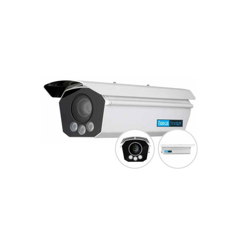 Telecamera OCR lettura targhe, rilevamento fino a 3 corsie, risoluzione 9Mpx, </br>velocità di rilevamento fino a 250 km/h, certificazione UNI 10772/2016, </br>Tecnologia DUAL SHUTTER con immagini a colori anche di notte, max 75 FPS, doppio</br> fotogramma (dettaglio  contesto) riconoscimento Marca, Modello e Colore, lente</br> ottica diametro 55 mm, classificazione veicoli (9 classi), registrazione flusso</br> video ONVIF Rtp/Rtps. Grado di protezione IP67 IK10.  ALIMENTAZIONE 24 VOLT DC </br> 2AMP. O CON MODULO POE 48 VOLT AT INTEGRATO - FUNZIONA CON I NORMALI SWITCH CON</br> PORTE POE 48 DA 35WATT.</br></br>