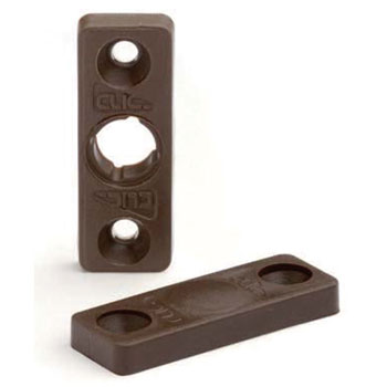 ADATTATORE CONTATTO MAGNETICO SERIE R IN PVC PER ALLUMINIO MARRONE</br>