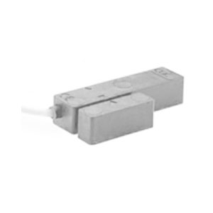 Sensore inerziale CLIC serie V a vista con contatto magnetico integrato, </br>resinatura completa, cavetto 2m. Disponibile bianco.</br>