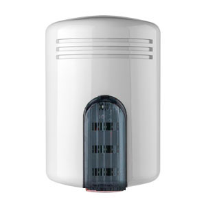 Sirena autoalimentata 13.8V DC con lampeggiante a LED e sistema </br>antischiuma-antishock.</br>