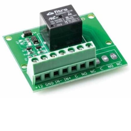 Circuito interfaccia RA/T</br>- 1Relè 12Vdc 3A</br>- Amplificato in corrente  led di segnalazione</br></br></br>