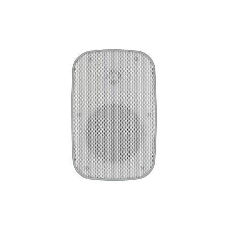 <strong>VIVALDI ULISSE ANNA 13TW</strong></br></br>Proiettore di suono professionale, in versione Hi-Fi, 3 vie, con subwoofer.</br>Protezione IP66. Ideale per applicazioni outdoor anche in aree marine. </br>Resistente ad agenti corrosivi quali cloro e salsedine.</br>Fornito con staffa per fissaggio a parete.</br>Subwoofer passivo ellittico convesso 10,5x15 cm (LxH).</br>Woofer 13 cm in polipropilene, finitura graffite.</br>Tweeter 2,5 cm a cupola, in neodimio e seta.</br>Angolo di dispersione 105°Vx90°O (120° fino a 3 Khz).</br>Potenza nominale a 100V: 2,5/5/10/20W. 40W peak, max 104dB</br>Potenza 8OHM: 60W RMS, 120W musicali.</br>Amplificazione consigliata da 10 a 80W RMS.</br>Impedenza 8Ohm - 100V selezionabile.</br>Risposta in frequenza 55-20000 Hz.</br>Sensibilità 85 dB.</br>Max output level / full power 105 dB.</br>Dimensioni (LxHxP) senza staffa 170x258x168 mm.</br>Dimensioni (LxHxP) con staffa 170x258x185 mm.</br>Peso 2,76 Kg.</br>Cabinet ABS, staffa e griglia in alluminio verniciato.</br>Colore bianco RAL9003 con bordi RAL7035.</br>Temperatura di lavoro da 20° a 80°.</br></br>