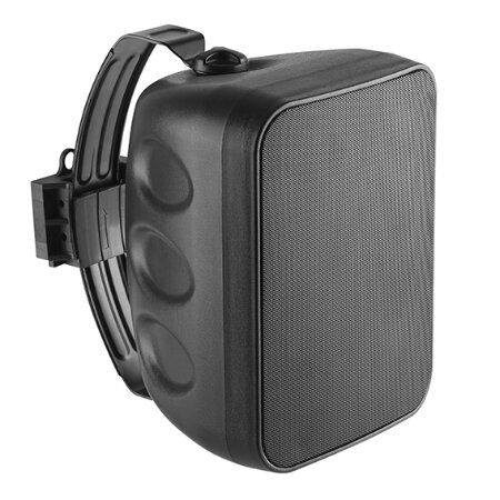 Proiettore di suono professionale, in versione Hi-Fi, 2 vie. Certificato </br>EN54-24.</br>Protezione IP65. Ideale per applicazioni outdoor anche in aree marine. </br>Resistente ad agenti corrosivi quali cloro e salsedine.</br><strong>Fornito con staffa per fissaggio a parete.</strong></br>Rotazione staffa 90° verticale, 170° orizzontale.</br>Woofer 16,5 cm.</br>Tweeter 2,54 cm a cupola, in titanio.</br>Angolo di dispersione 105°Vx90°O (120° fino a 3 Khz).</br>Potenza nominale a 100V: 4/8/16/32W. 64W peak, max 108dB.</br>Potenza 8 O: 60W RMS, 120W musicali.</br>Amplificazione consigliata da 10 a 80W RMS.</br>Impedenza 8 O - 100V selezionabile.</br>Risposta in frequenza 60-20000 Hz.</br>Sensibilità 90 dB</br>Max output level / full power 104 dB.</br>Dimensioni (LxHxP) senza staffa 222x315x235 mm.</br>Dimensioni (LxHxP) con staffa 222x335x295 mm.</br>Peso 3 Kg.</br>Cabinet ABS, staffa e griglia in alluminio verniciato.</br>Colore nero RAL9005.</br>Temperatura di lavoro da -20° a 80°.</br>