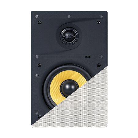 Diffusore rettangolare, 2 vie da incasso, HI-FI, Frameless</br>Woofer 13,5 cm in Kevlar</br>Tweeter da 2,5 cm a cupola, in seta magnete neodimio.</br>Potenza 3,75/7,5/15W RMS - 30W peak, max 104dB.</br>Tensione trasformatore 100V</br>Risposta in frequenza 70-20000 Hz - Sensibilità 89dB</br>Angolo di dispersione 120° (V/O)</br>Dimensioni (LxHxP) 175x267x80 mm</br>Foro da incasso (LxH) 153x245 mm</br>Peso 1,4 Kg</br>Colore bianco RAL 9016, verniciabile (vedi Vivaldi Ulisse GIADA13TF.R).</br>Temperatura di lavoro da -20° a 65°</br></br>Incasso su cartongesso: non servono accessori</br>Incasso su muratura: tramite Vivaldi Ulisse SR1.</br>