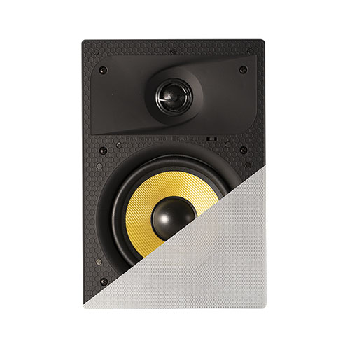 Diffusore rettangolare, 2 vie da incasso, HI-FI, Frameless</br>Woofer 16,5 cm - Tweeter da 2,5 cm a cupola, in seta, magnete neodimio.</br>Potenza 60W RMS</br>Potenza musicale 120W</br>Amplificazione consigliata da 10 a 70 W RMS</br>Impedenza 8 Ohm</br>Risposta in frequenza 60-20000 Hz - Sensibilità 90 dB</br>Angolo di dispersione 120° (V/O)</br>Dimensioni (LxHxP) 205x300x86 mm</br>Foro da incasso (LxH) 186x280 mm</br>Peso 1,6 Kg</br>