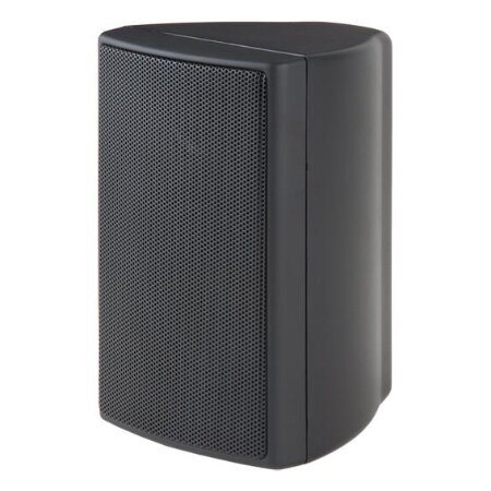 <strong>VIVALDI ULISSE MINI8B</strong></br></br>Diffusore da parete, 2 vie, Hi-Fi.</br>Fornito con staffa per fissaggio a parete (permette l'inclinazione verticale).</br></br><strong>SPECIFICHE TECNICHE:</strong></br></br>-Woofer da 8 cm</br>-Tweeter da 1,3 cm</br>-Membrana in mylar</br>-Potenza 8 O 20W RMS</br>-Potenza musicale 8 O 40W</br>-Amplificazione consigliata da 10 a 30W RMS</br>-Potenza 100V 1,5/3/6W RMS. Peak 12W, max 96dB.</br>-Impedenza 8 O - 100V</br>-Risposta in frequenza 120-20000 Hz</br>-Sensibilità 85 dB</br>-Max output level/ full power 97dB</br>-Angolo di dispersione 90° (V/O)</br>-Dimensioni (LxHxP) 94x140x100 mm</br>-Peso 0,7 Kg</br>-Colore nero antracite RAL9005.</br>-Cabinet in ABS, staffa e griglia in metallo</br>-Temperatura di lavoro da -10° a  50°</br>