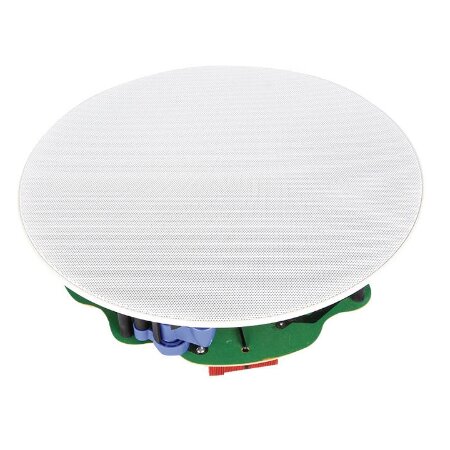 Diffusore rotondo, 2 vie da incasso, HI-FI, Frameless</br>Woofer 16,5 cm in Kevlar</br>Tweeter da 1,9 cm a cupola orientabile, in seta, magnete al neodimio</br>Potenza 3,75/7,5/15W RMS - 30W peak, max 104dB.</br>Tensione trasformatore 100V</br>Risposta in frequenza 60-20000 Hz</br>Sensibilità 89 dB</br>Angolo di dispersione 120° (V/O)</br>Dimensioni (DxP) 227x87 mm</br>Foro da incasso (D) 210 mm</br>Peso 1,5 Kg</br></br>Incasso su cartongesso, pareti di legno e simili: non servono accessori, il </br>diffusore nel retro ha dei ganci per l'ancoraggio stabile.</br>Incasso su muratura: tramite Vivaldi Ulisse SR16.</br></br>