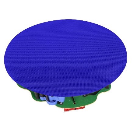 <strong>Diffusore rotondo, 2 vie da incasso, HI-FI, Frameless con verniciatura </br>personalizzata</strong></br>Woofer 16,5 cm in Kevlar</br>Tweeter da 1,9 cm a cupola orientabile, in seta, magnete al neodimio</br>Potenza 3,75/7,5/15W RMS - 30W peak, max 104dB.</br>Tensione trasformatore 100V</br>Risposta in frequenza 60-20000 Hz</br>Sensibilità 89 dB</br>Angolo di dispersione 120° (V/O)</br>Dimensioni (DxP) 227x87 mm</br>Foro da incasso (D) 210 mm</br>Peso 1,5 Kg</br></br>Incasso su cartongesso, pareti di legno e simili: non servono accessori, il </br>diffusore nel retro ha dei ganci per l'ancoraggio stabile.</br>Incasso su muratura: tramite Vivaldi Ulisse SR16.</br></br>