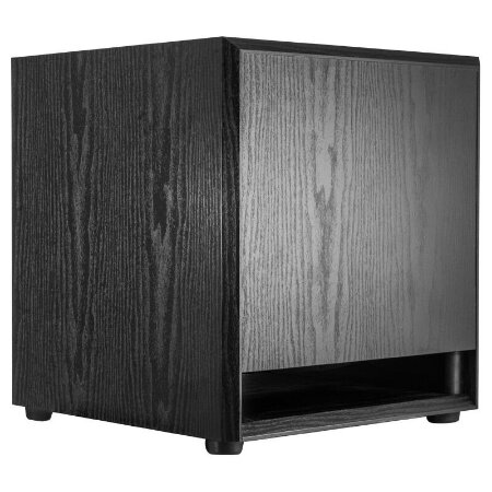 Subwoofer amplificato.</br>Woofer 25 cm.</br>Potenza 150W RMS - 300W musicali.</br>Accensione On/Off, auto On/Off.</br>Dimensioni (LxHxP) 370x395x400 mm.</br>Peso 14,8 Kg.</br>Colore Nero.</br>Cabinet MDF impiallacciato.</br>