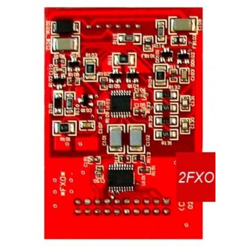 Modulo di espansione con 2 porte FXO.</br>Aggiunge alla centrale 2 porte per linee urbane analogiche PSTN.</br>Se da installare su centrale S100 o S300, necessita di scheda EX8.</br>