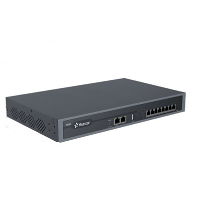 Yeastar P550 50 interni P-series centralino voip</br>Sistema di comunicazione unificata IP fino a 50 derivati, con funzioni call </br>center, gestione code (dashboard via web), mobile client, Presence, WebRTC.</br></br>- Utenti base/Utenti massimi: 50</br>- Numero massimo di chiamate simultanee: 25</br>- Numero massimo di porte FXS: 8</br>- Numero massimo di porte FXO/BRI: 8</br>- Numero massimo di porte GSM/3G/4G: 4</br></br>