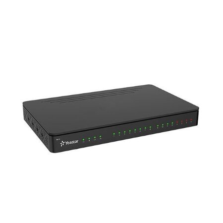 Yeastar S412 è un piccolo centralino VoIP ibrido, con 8 interni analogici </br>espandibili a 12. Il sistema IP ibrido Yeastar S412, in questa versione, </br>supporta la componente IP nativamente, permettendo l'utilizzo di 4 trunks SIP </br>(linee esterne IP) e fino a 8 terminali IP SIP (telefoni IP, citofoni e </br>videocitofoni IP etc.). Yeastar S412, fornisce di fabbrica, anche 8 attacchi </br>interni per utilizzo di telefoni e altri dispositivi analogici (espandibili a </br>12).</br>